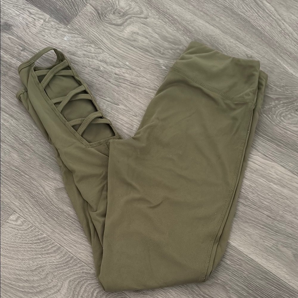 Women’s Olive Green Leggings